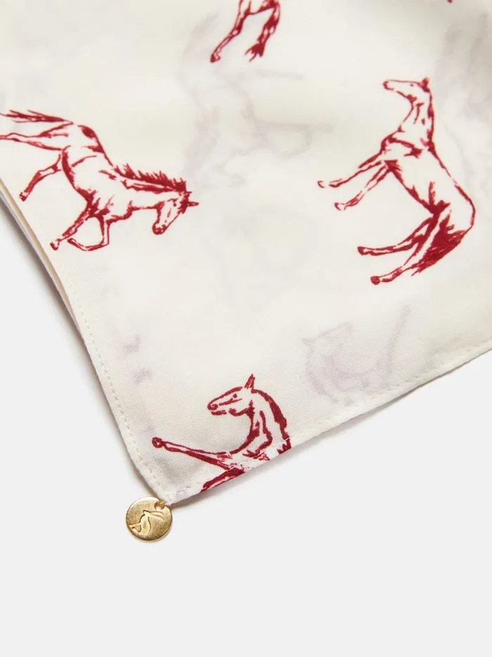 Joules Scarves Women Red Printed Scarf