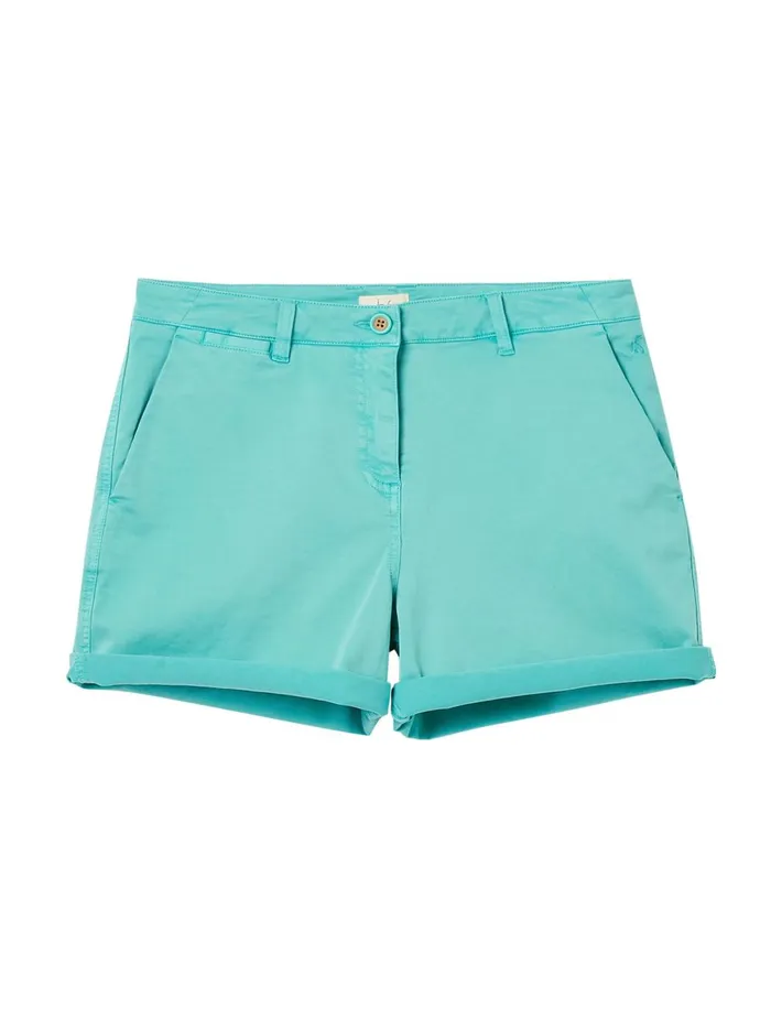 Joules Shorts and Skirts Women Green Cruise Mid Thigh Length Chino Shorts