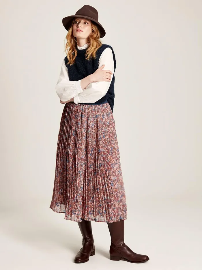 Joules Shorts and Skirts Women Pink Pleated Skirt