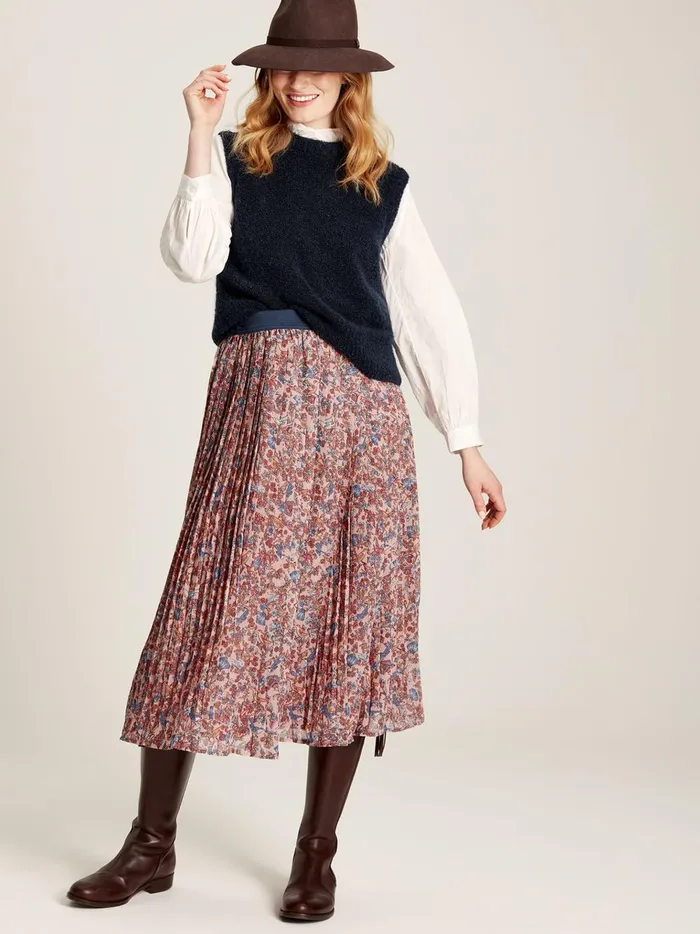 Joules Shorts and Skirts Women Pink Pleated Skirt