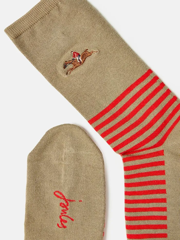 Joules Socks and Tights Women Brown Ankle Socks