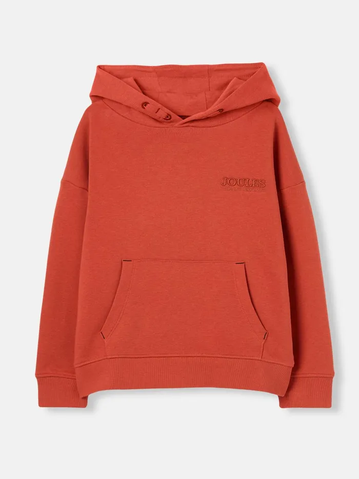 Joules Sweatshirts and Hoodies Boys Orange Hooded Sweatshirt
