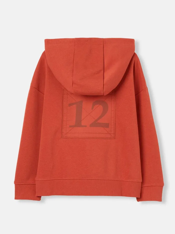 Joules Sweatshirts and Hoodies Boys Orange Hooded Sweatshirt