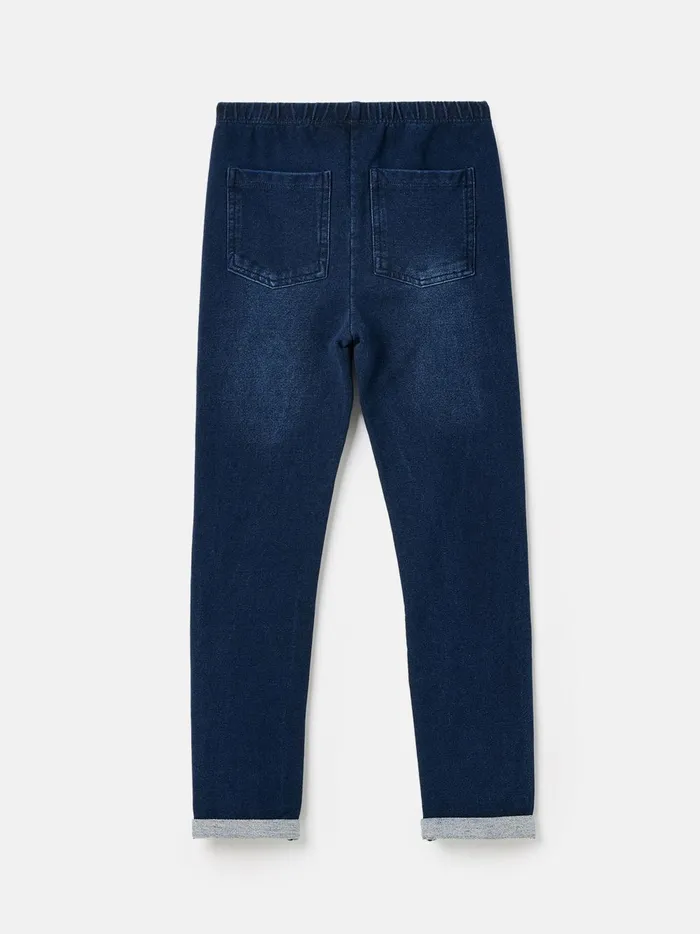 Joules Trousers and Leggings Girls Dark Blue Denim Leggings
