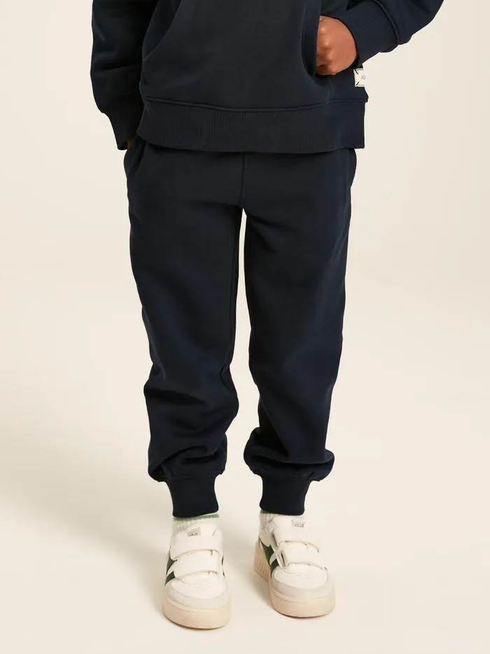 Joules Trousers Boys Navy Jersey Joggers