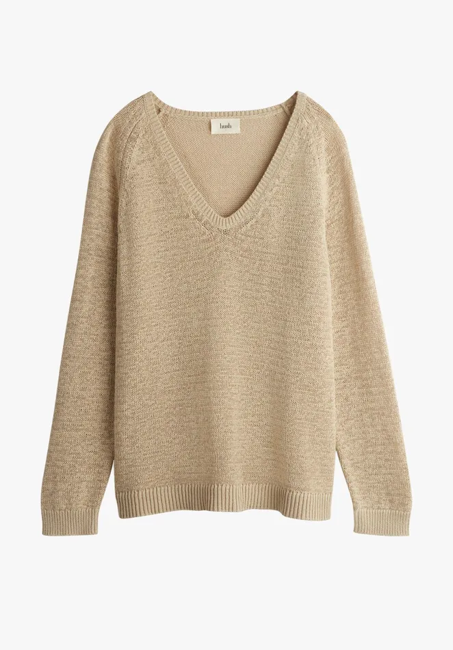 Jumpers and Cardigans Women Hush Daphne VNeck Jumper Ecru