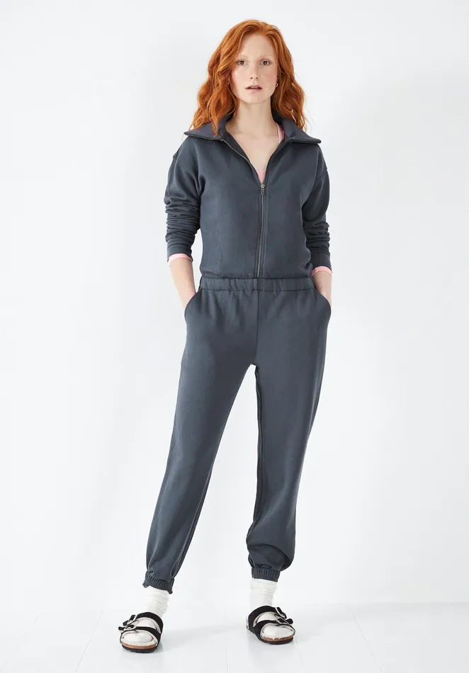 Jumpsuits and Playsuits Women Hush Oasis High Neck Jumpsuit Ebony