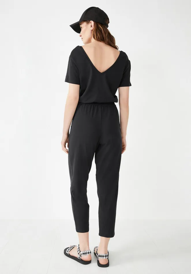 Jumpsuits and Playsuits Women Hush VNeck Jersey Jumpsuit Black
