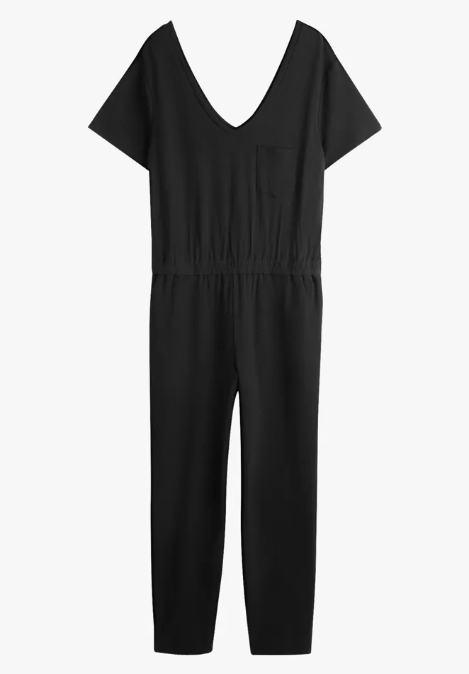 Jumpsuits and Playsuits Women Hush VNeck Jersey Jumpsuit Black