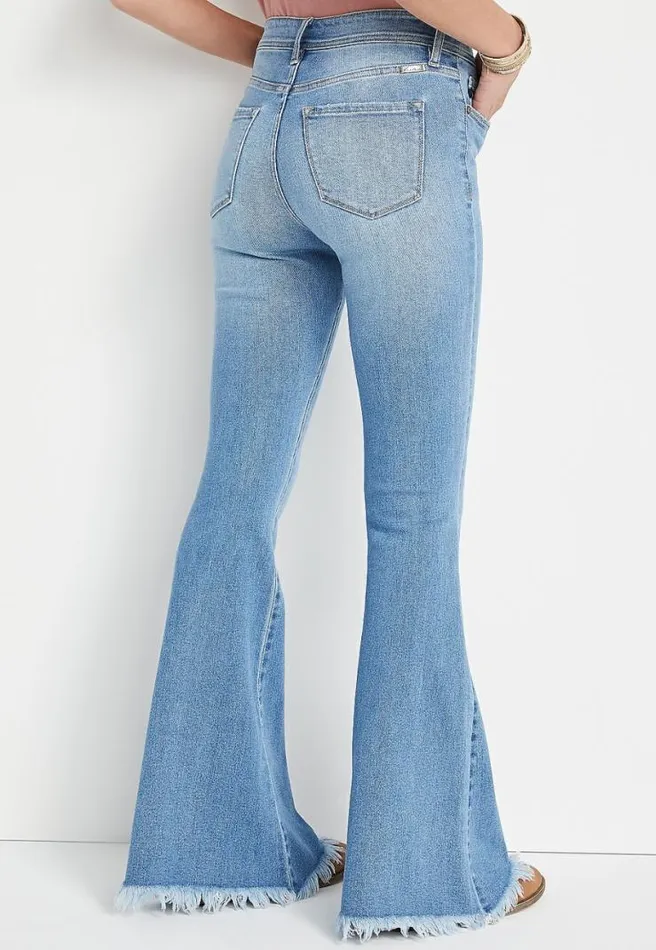 Kancan Flare High Rise Front Seam Jean Women Maurices Jeans