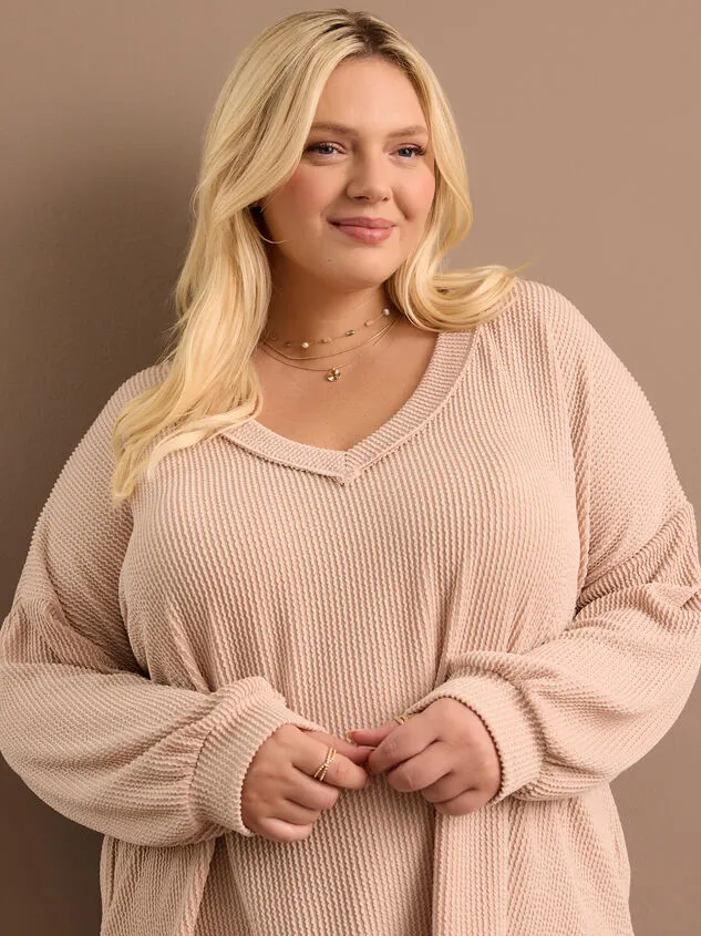 Karina Urban Ribbed Pullover Burgundy Women Altar039d State Tops Karina Urban Ribbed Pullover Burgundy Women Altar039d State Tops