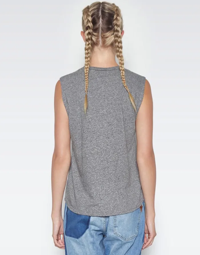 Kel Strawberry Skull Heather Grey Women Lauren Moshi Tanks