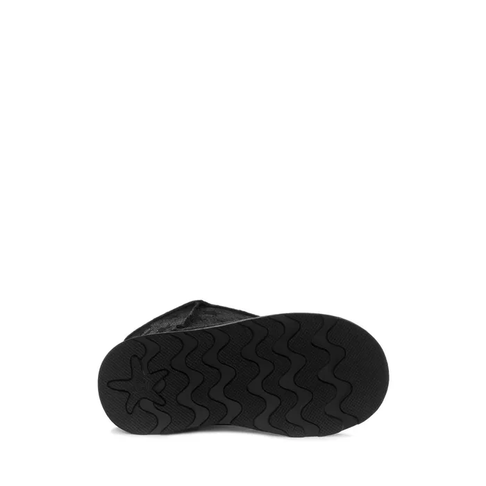 Kids Boots Girl 4035 KIDS SHADED STARS Boot TOTAL BLACK Superga Children