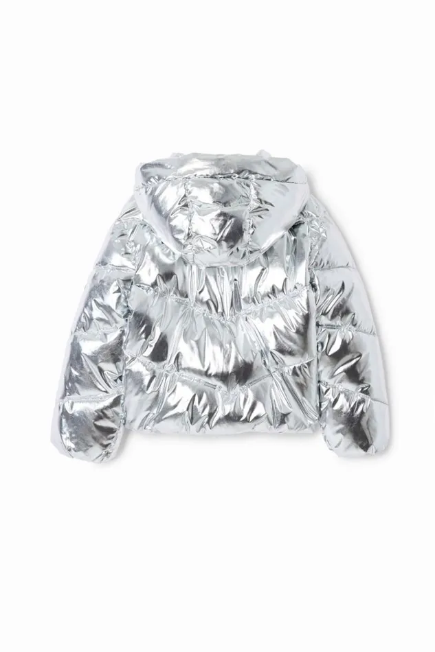 Kids Coats And Jackets Desigual Metallic Padded Coat