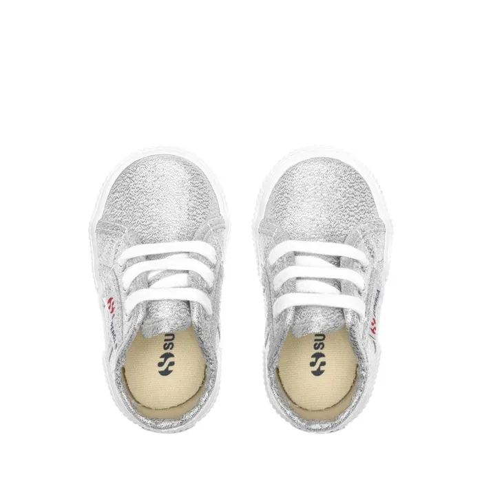 Kids Girl 2750LAMEB Sneaker GREY SILVER Superga Low Cut