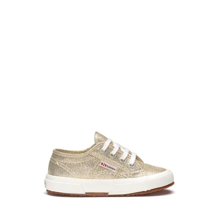 Kids Girl 2750LAMEJ Sneaker YELLOW CADMIUM Superga Low Cut