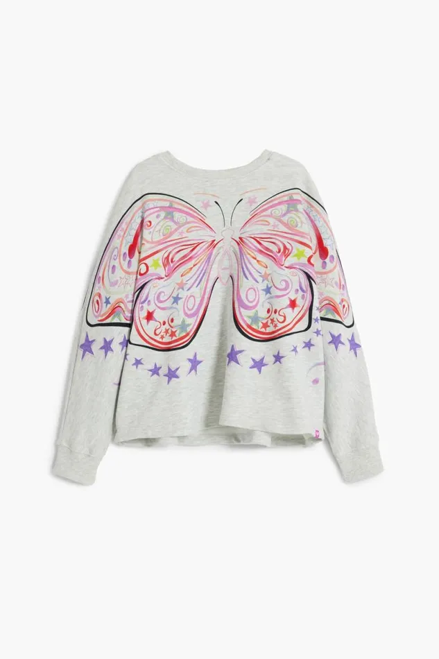 Kids Jumpers And Sweatshirts Desigual Butterfly Sweatshirt