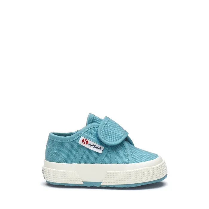 Kids Kid Unisex 2750BSTRAP Sneaker BLUE LT DUSTYFAVORIO Superga Baby Steps