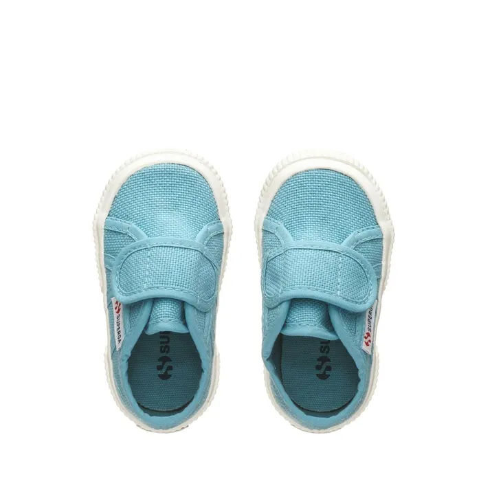 Kids Kid Unisex 2750BSTRAP Sneaker BLUE LT DUSTYFAVORIO Superga Baby Steps