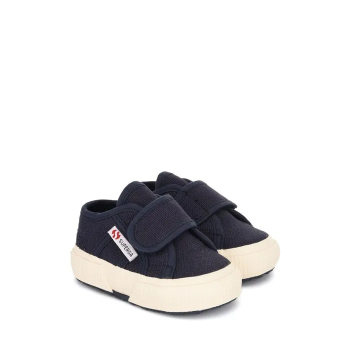 Kids Kid Unisex 2750BSTRAP Sneaker BLUE NAVY Superga Low Cut