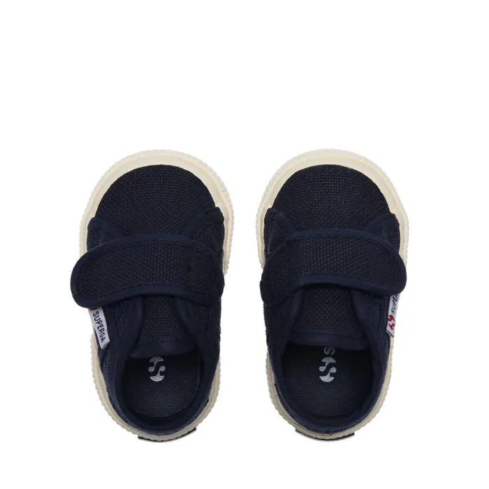 Kids Kid Unisex 2750BSTRAP Sneaker BLUE NAVY Superga Low Cut