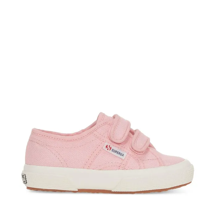 Kids Kid Unisex 2750COTJSTRAP CLASSIC Sneaker PINK TICKLEDFAVORIO Superga Low Cut