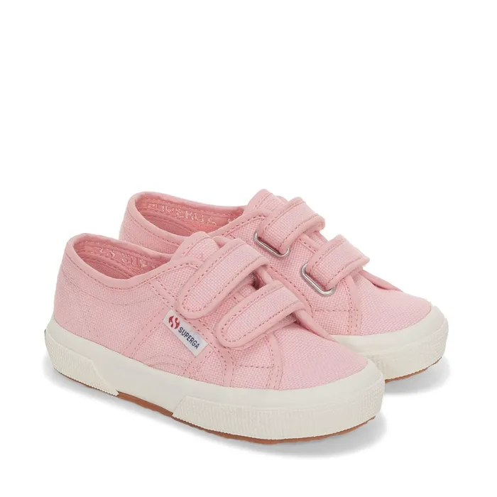 Kids Kid Unisex 2750COTJSTRAP CLASSIC Sneaker PINK TICKLEDFAVORIO Superga Low Cut