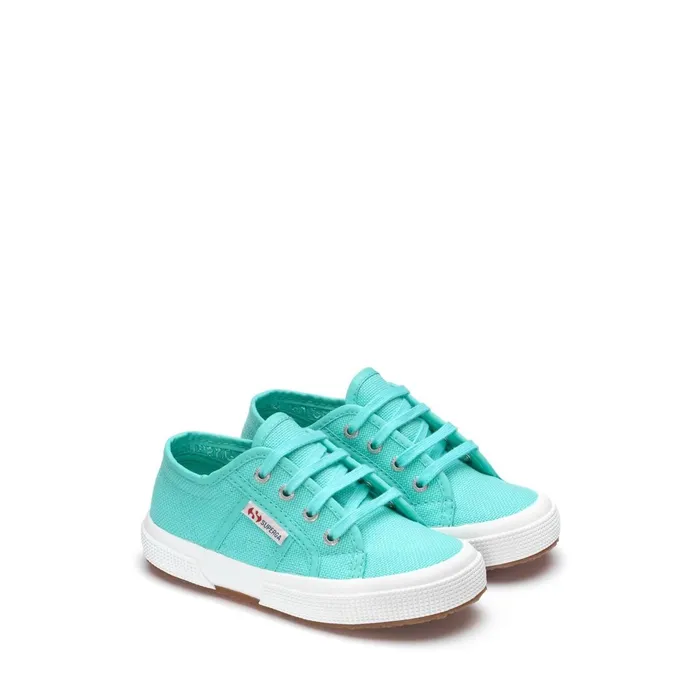 Kids Kid Unisex 2750JCOT CLASSIC Sneaker AZURE TURQUOISE Superga Low Cut