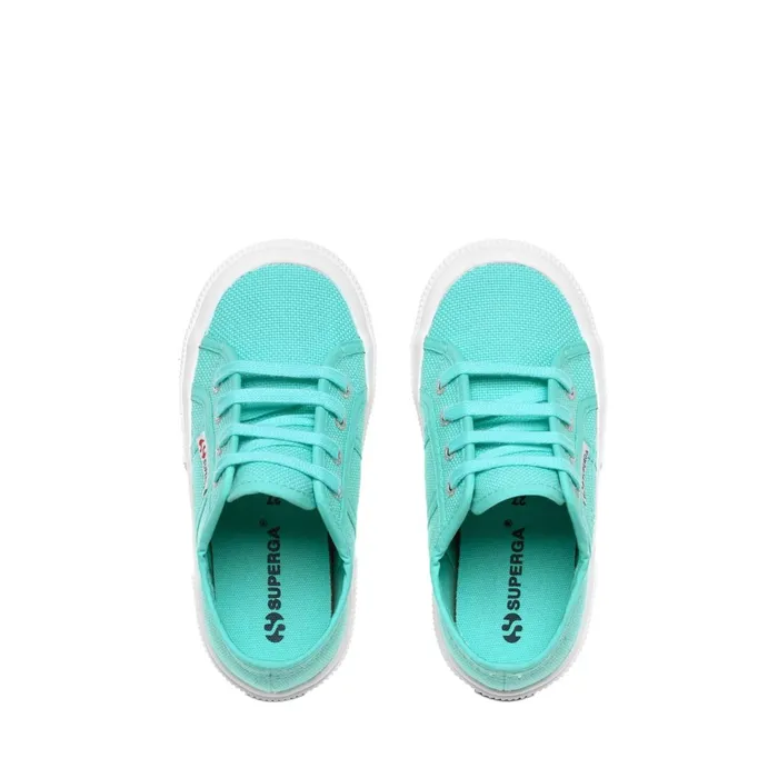 Kids Kid Unisex 2750JCOT CLASSIC Sneaker AZURE TURQUOISE Superga Low Cut