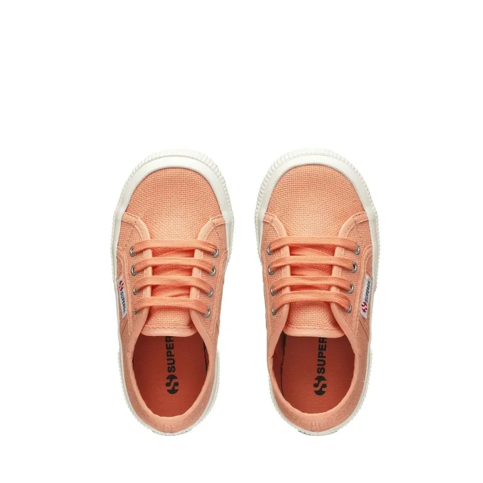 Kids Kid Unisex 2750JCOT CLASSIC Sneaker ORANGE LT CORALFAVORIO Superga Low Cut