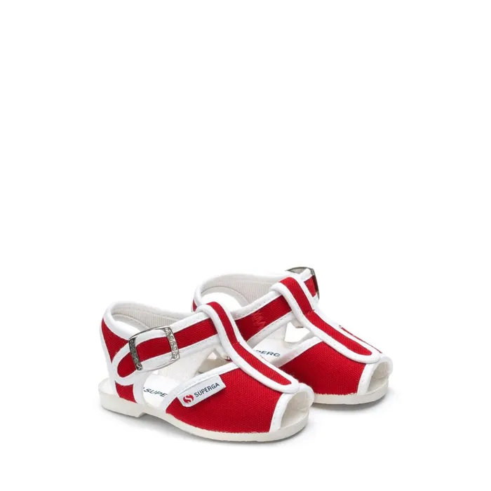 Kids Sandals Kid Unisex 1200COTJ Sandal RED Superga Baby Steps