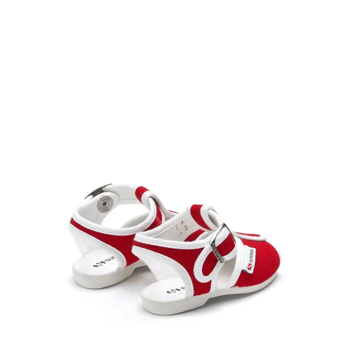 Kids Sandals Kid Unisex 1200COTJ Sandal RED Superga Baby Steps