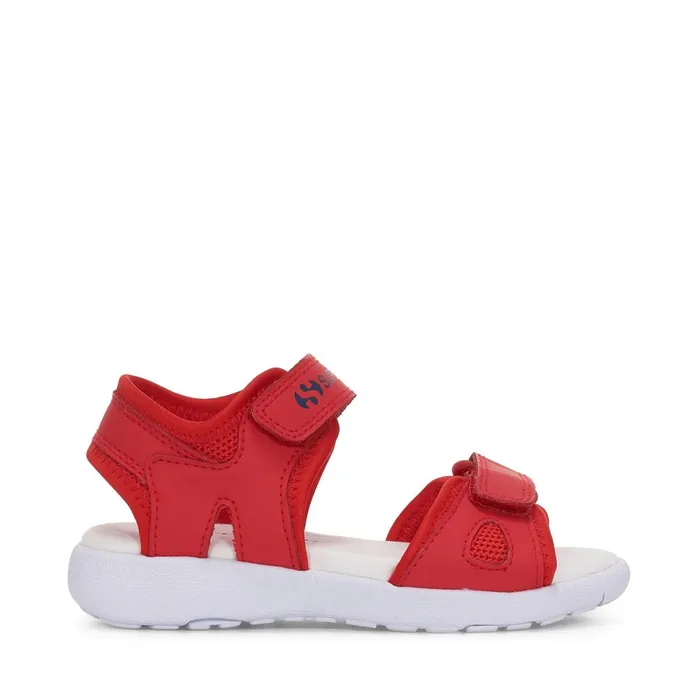 Kids Sandals Kid Unisex 3999 KIDS SYNTHETIC MATERIAL Sandal REDWHITE Superga Sandals