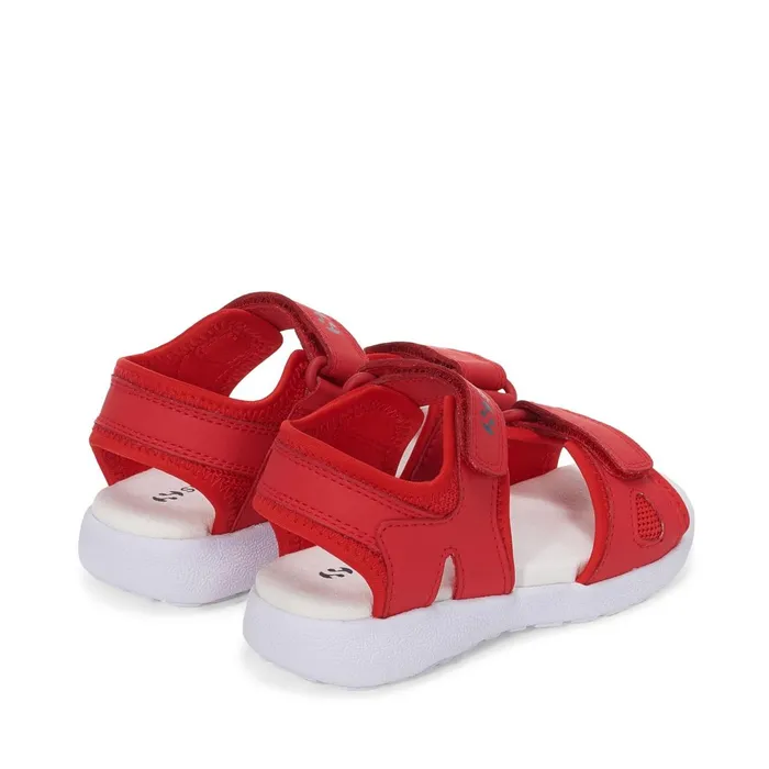 Kids Sandals Kid Unisex 3999 KIDS SYNTHETIC MATERIAL Sandal REDWHITE Superga Sandals