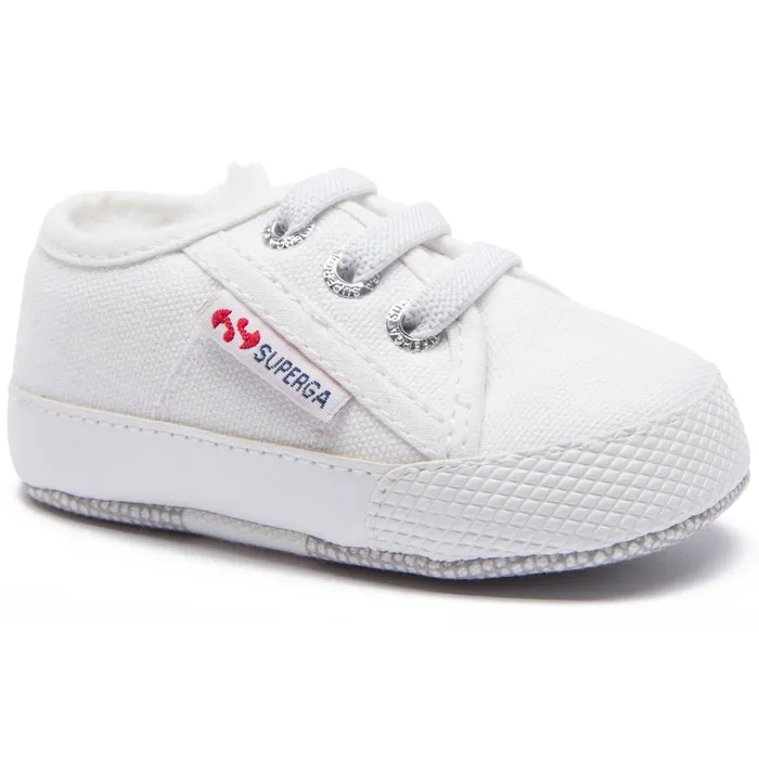 Kids Sneakers Kid Unisex 4006 BABY ECOFUR Low Cut WHITE Superga Low Cut