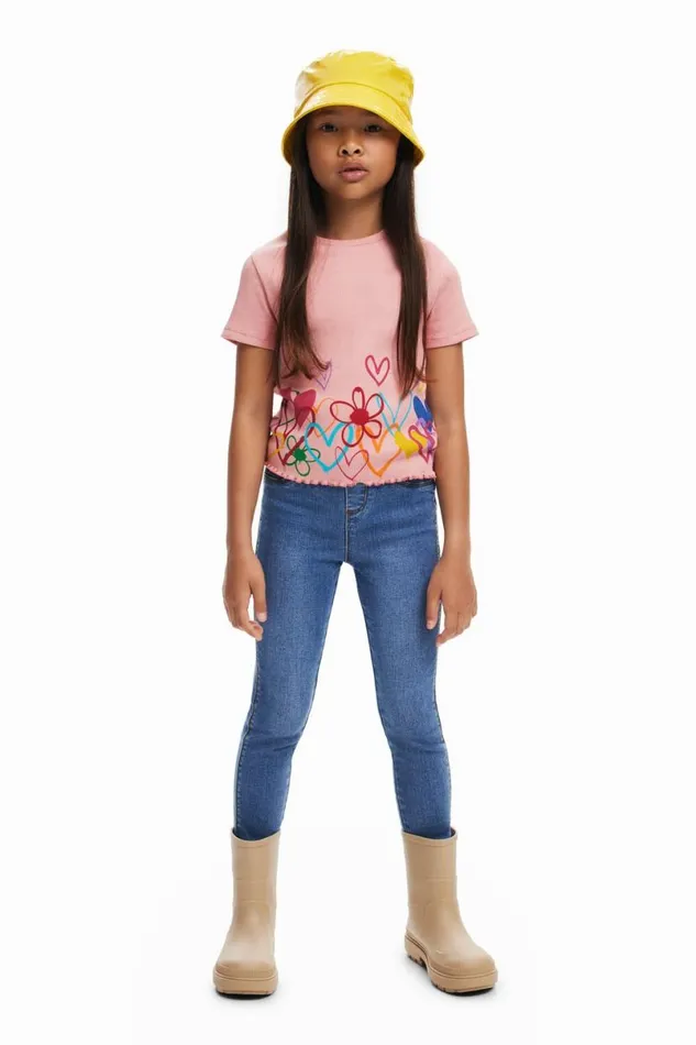 Kids Tshirts And Shirts Desigual Heart Illustrations Tshirt