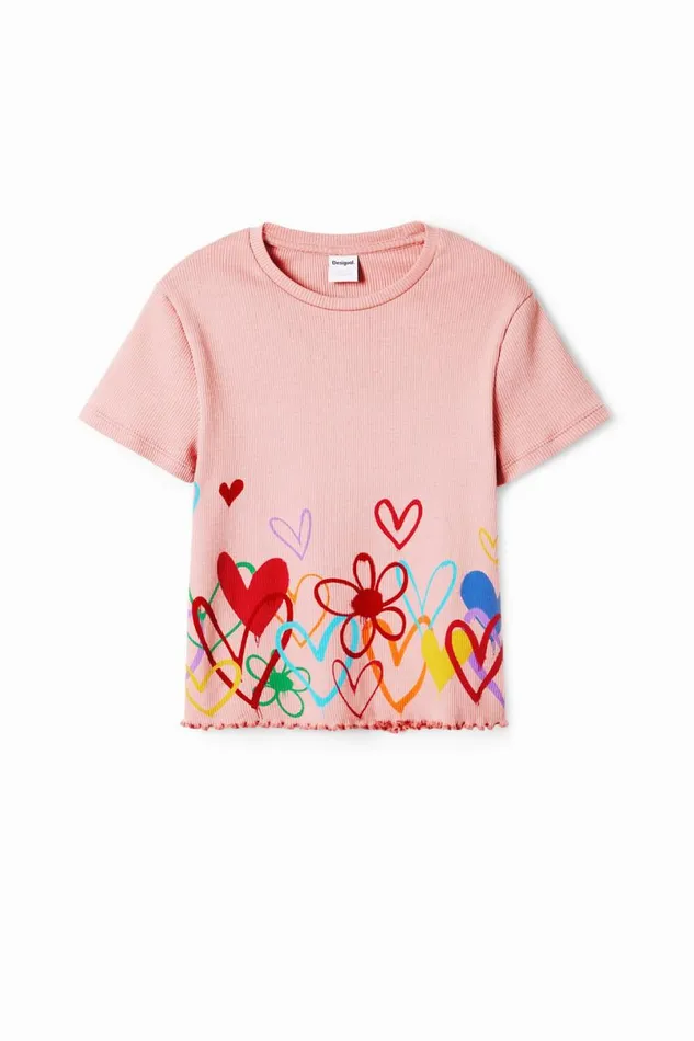 Kids Tshirts And Shirts Desigual Heart Illustrations Tshirt