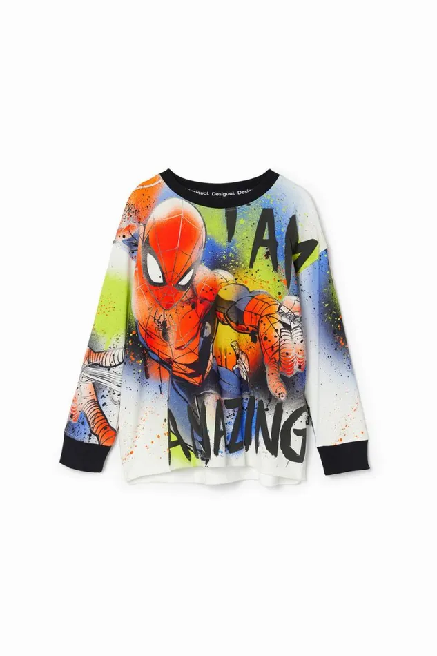 Kids Tshirts And Shirts Desigual Oversized Spiderman Sweatshirt