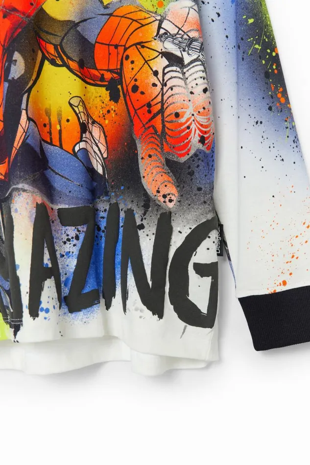 Kids Tshirts And Shirts Desigual Oversized Spiderman Sweatshirt