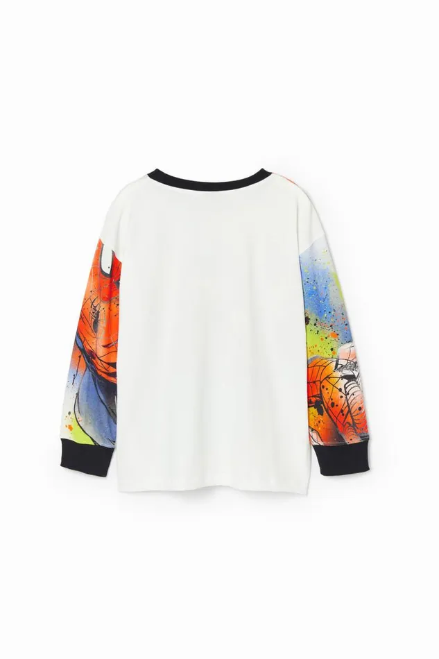 Kids Tshirts And Shirts Desigual Oversized Spiderman Sweatshirt