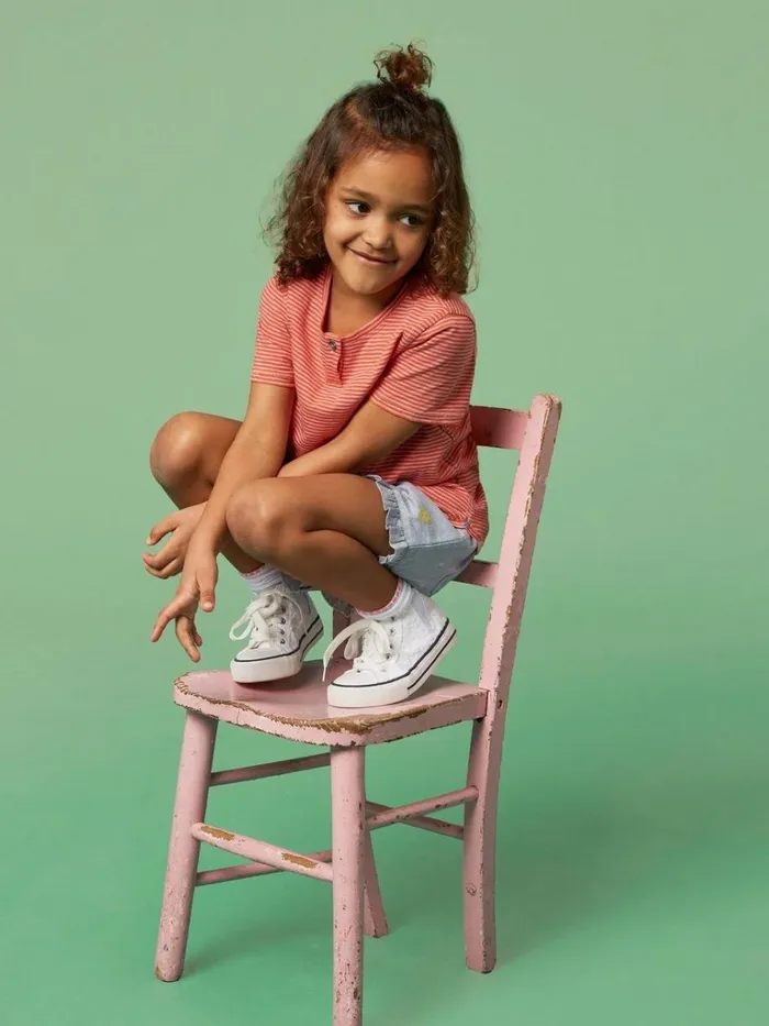 Kids TOPS White Stuff Casey Striped T Shirt Pink Multi Kids TOPS White Stuff Casey Striped T Shirt Pink Multi
