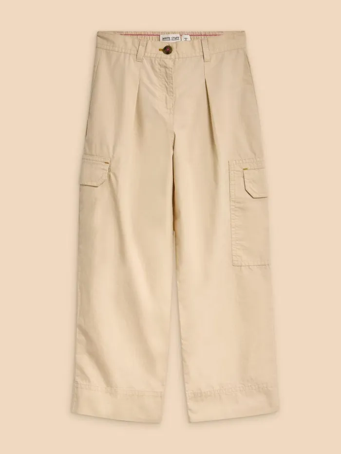 Kids TROUSERS and SHORTS White Stuff Colette Cargo Trouser Light Natural Kids TROUSERS and SHORTS White Stuff Colette Cargo Trouser Light Natural