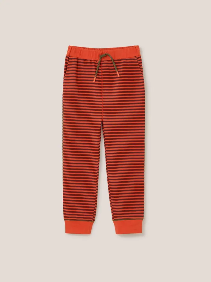 Kids TROUSERS and SHORTS White Stuff Frankie Striped Jogger Red Multi Kids TROUSERS and SHORTS White Stuff Frankie Striped Jogger Red Multi