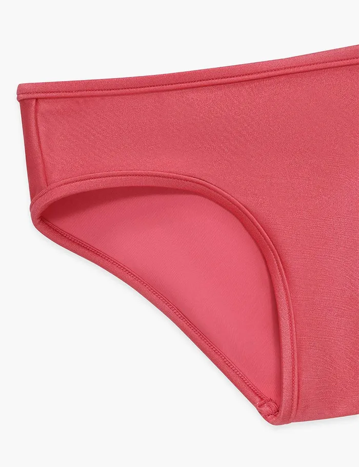 Kids Zimmermann Swimwear Halliday Crochet Wave Bikini Pink