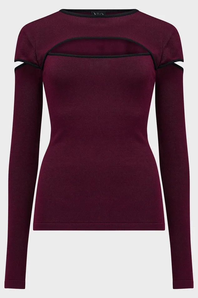 Killstar Basics Women Abyssal Elegy Knitted Top