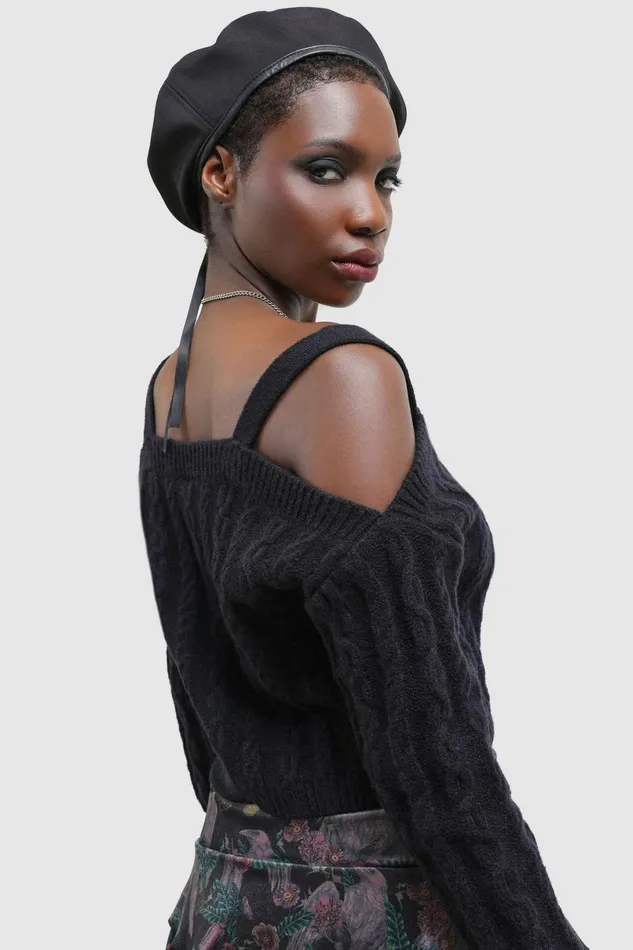 Killstar Basics Women Dark Ballad Crop Top