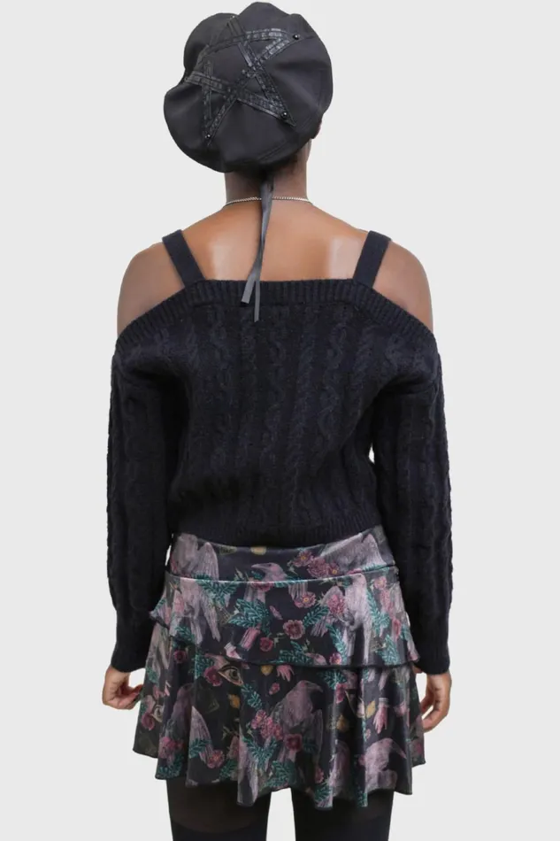 Killstar Basics Women Dark Ballad Crop Top