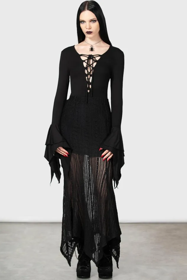 Killstar Bodysuits Women Black Roses Bodysuit