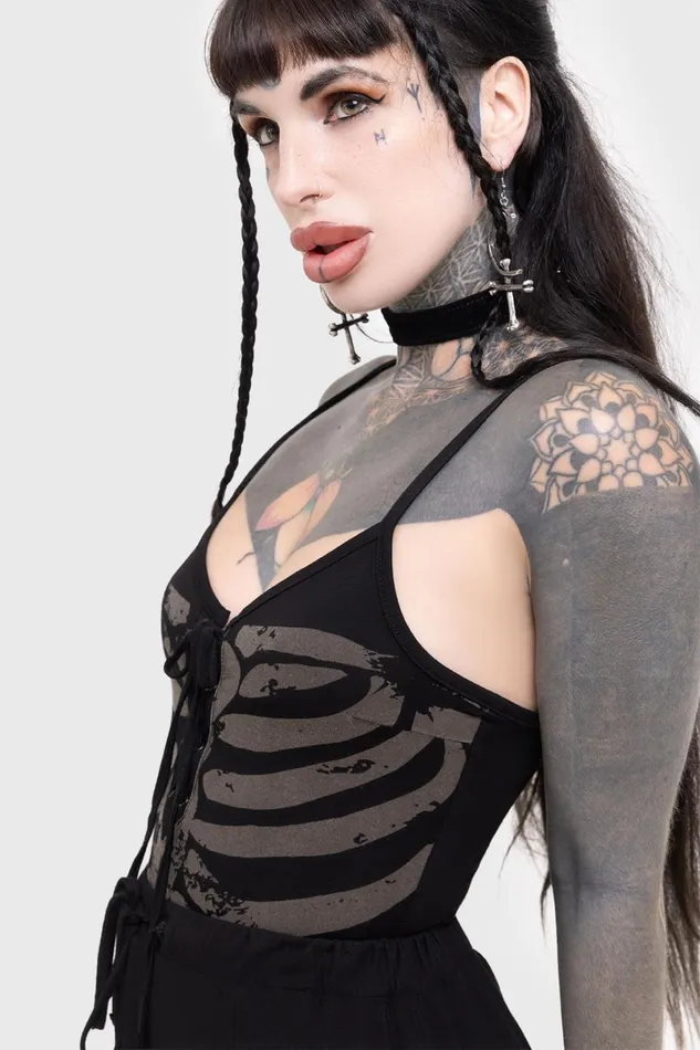 Killstar Bodysuits Women Bone Chiller Bodysuit