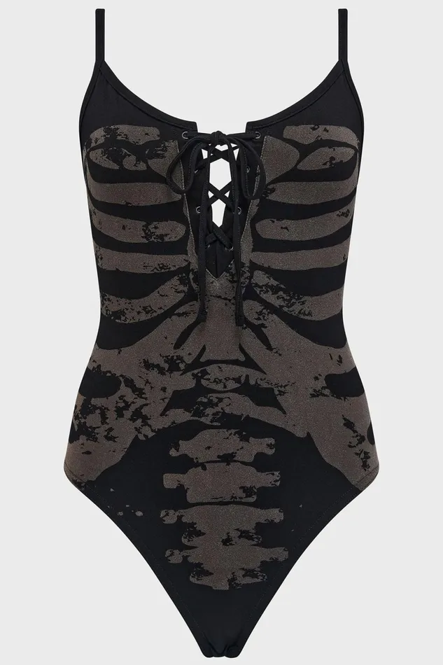 Killstar Bodysuits Women Bone Chiller Bodysuit